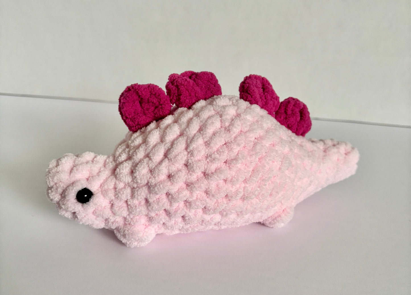 Crochet Stegosaurus Plushie