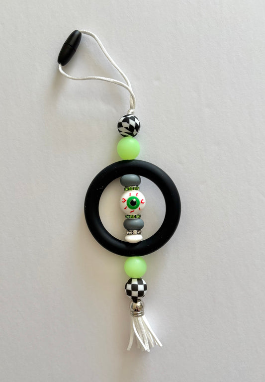 Creepy Silicone Beaded Car Charm